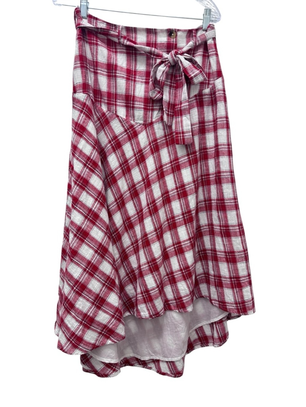 NWT Free People After You Set red And White plaid - Picture 9 of 12